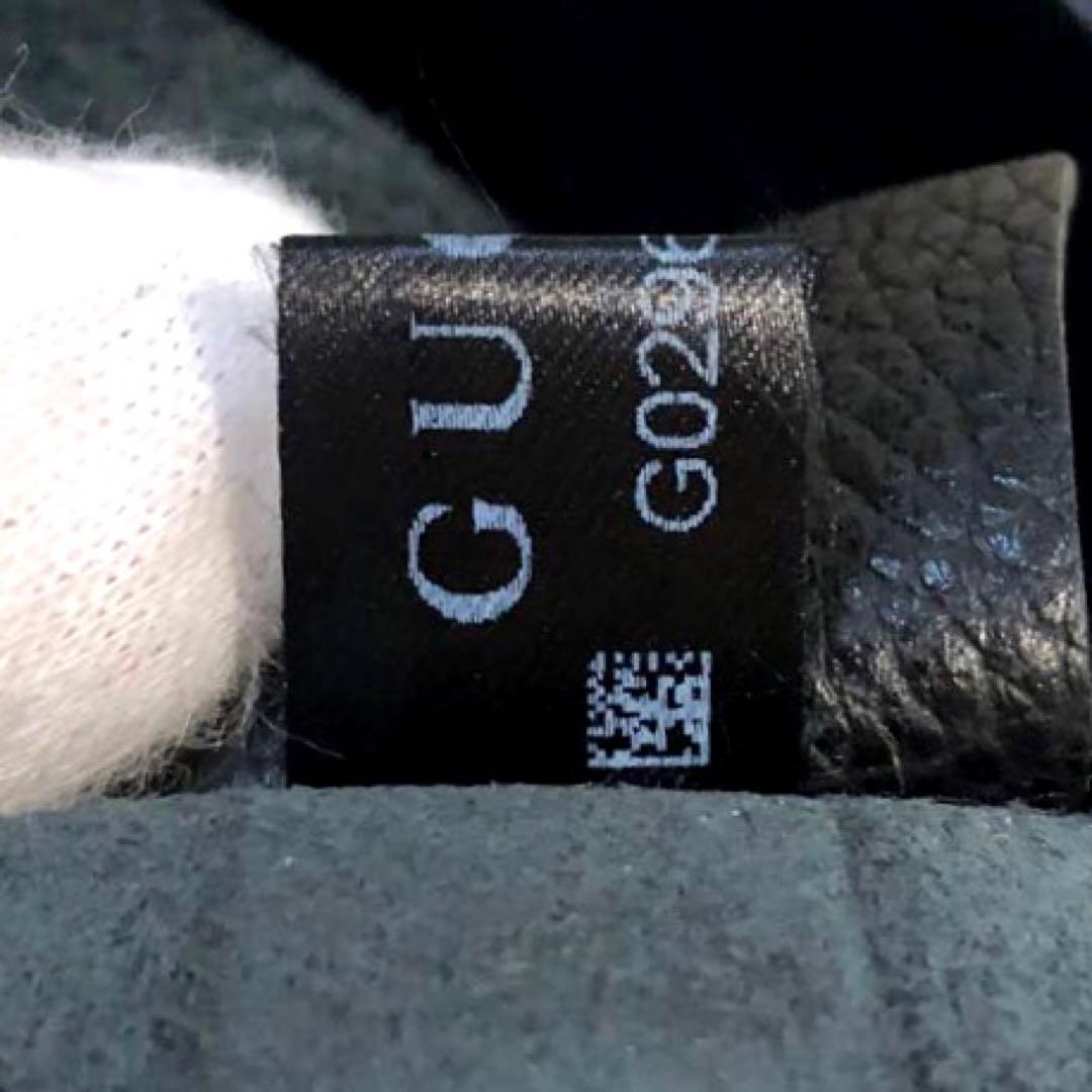 未使用級✨グッチ　レザー トートバッグ　ロゴ シェリーライン　ブラック メンズ