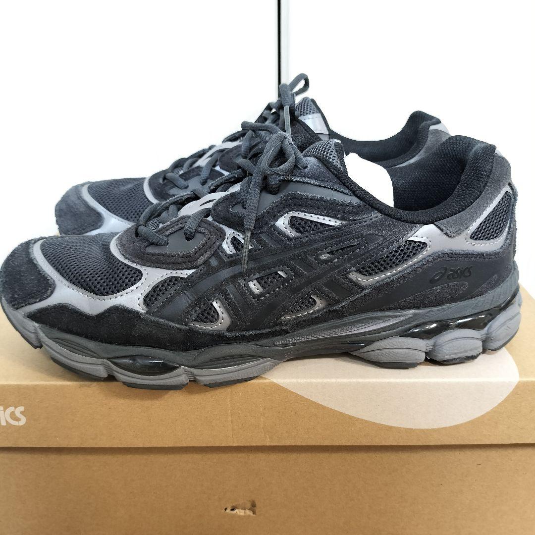 夕*け様 asics GEL-NYC Graphite Gre Black 箱/