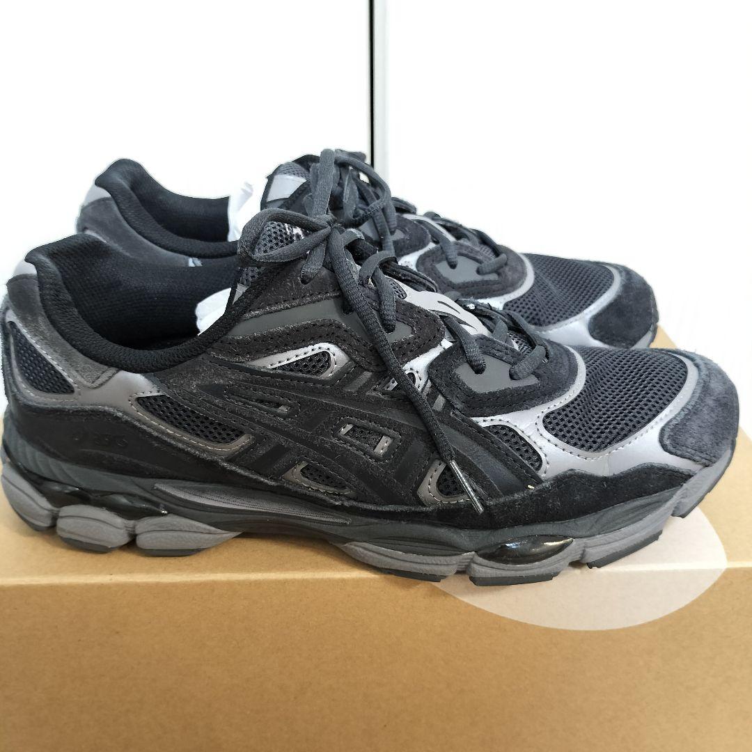 夕*け様 asics GEL-NYC Graphite Gre Black 箱/