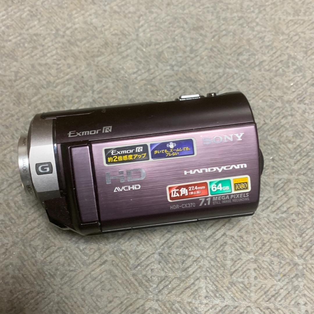 K960 SONY HANDYCAM ビデオカメラ HDR-CX370V
