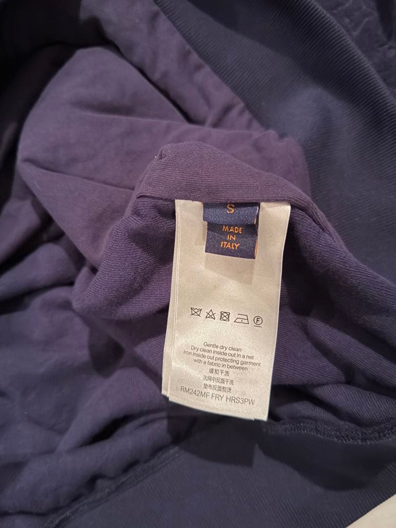 【最新作/極美品】ルイヴィトン モノグラム フレンチテリー ジップフーディ 紺