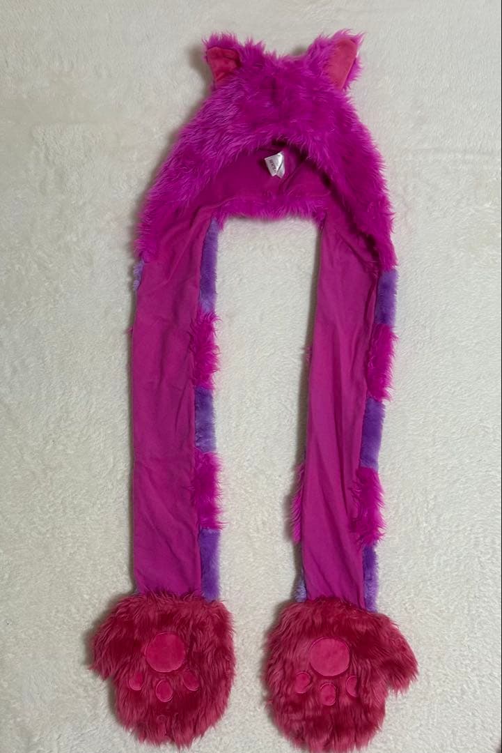 ディズニー マフラーファンキャップ チェシャ猫