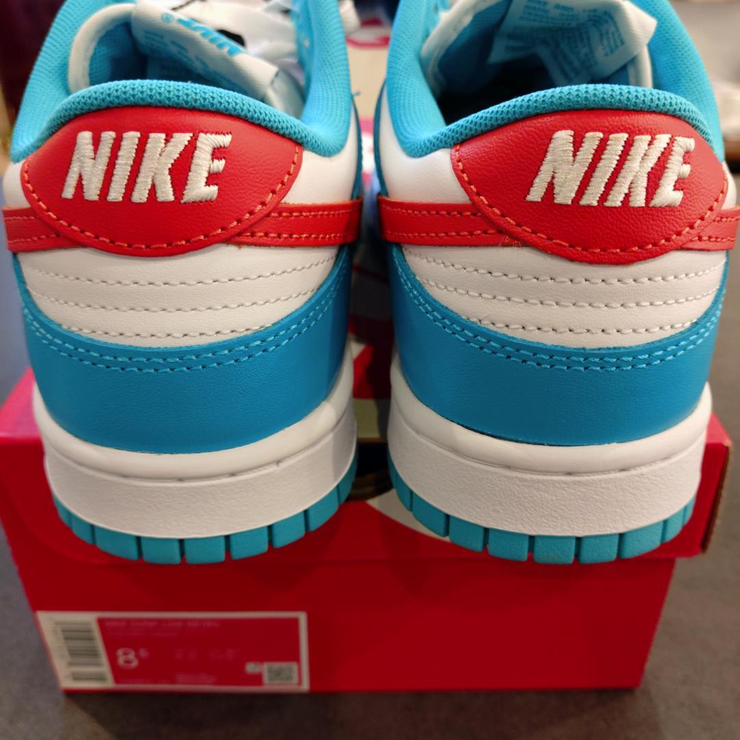 靴 Nike Dunk Low \"Miami Dolphins\"