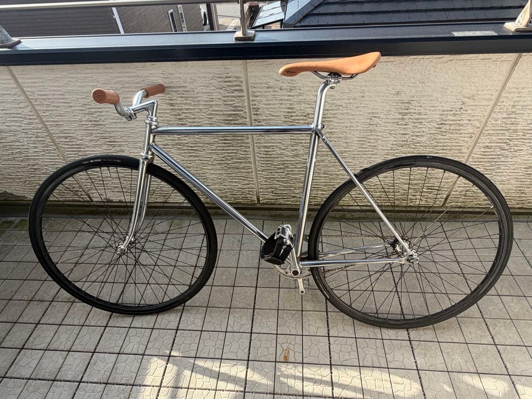 ク*ク様 samson サムソン ピストバイク クローム DURA ACE 完成