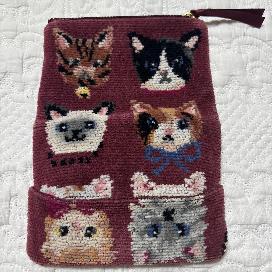 フェイラーネコハンカチとテッシュポーチSET