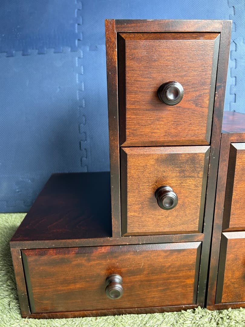 hiro　北海道民芸 面白小箱引き出し収納　2個セット