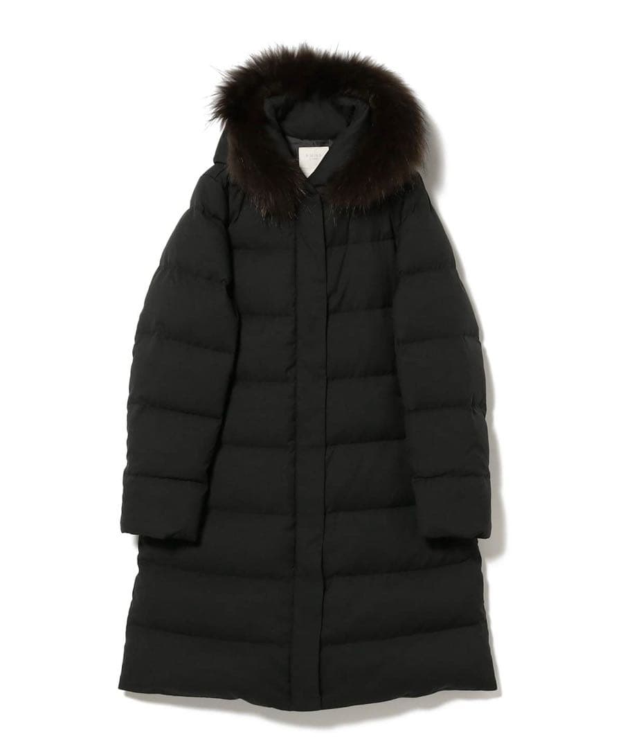 B:MING by BEAMS 河田 ロング ダウンコート　ブラック　Lサイズ