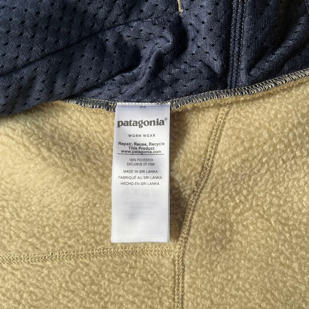 パタゴニア　フリースベスト　クリーム色　Lサイズ