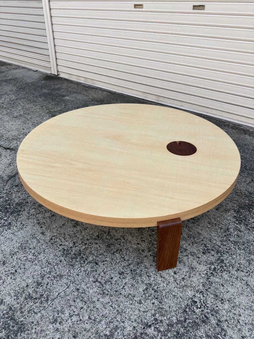 日進木工 nissin KO-DAI テーブル ちゃぶ台 円型 ローテーブル