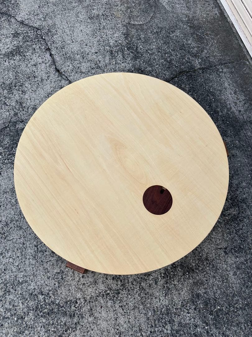 日進木工 nissin KO-DAI テーブル ちゃぶ台 円型 ローテーブル