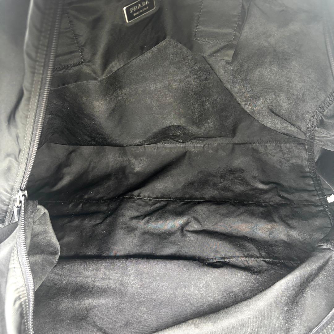 【美品】PRADA ブラック ボストンバッグ ナイロン ボストンバッグ