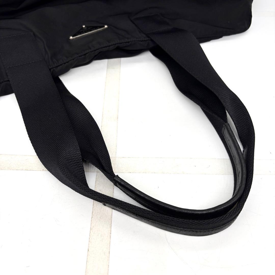 【美品】PRADA ブラック ボストンバッグ ナイロン ボストンバッグ