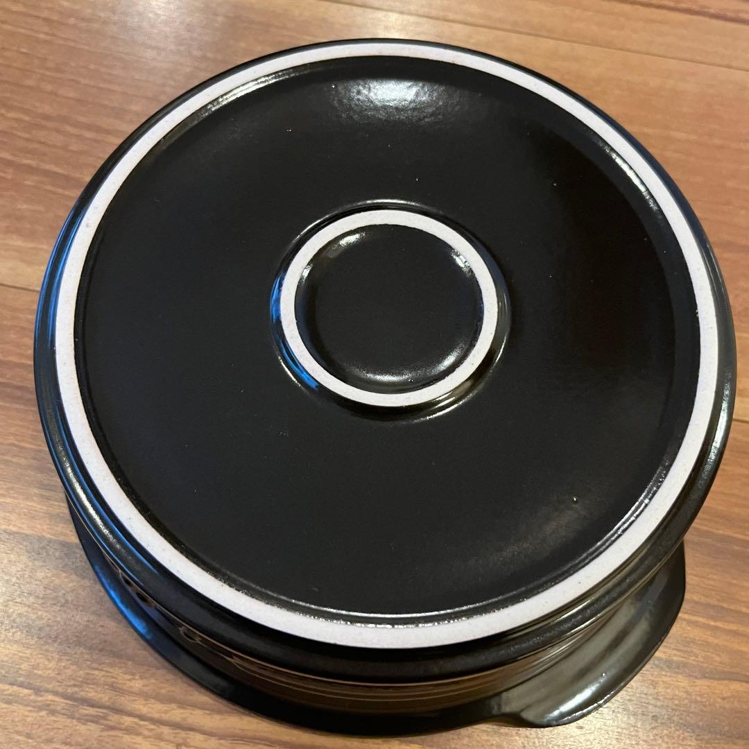 cerapot セラポットミニ チャコールブラック 19cm