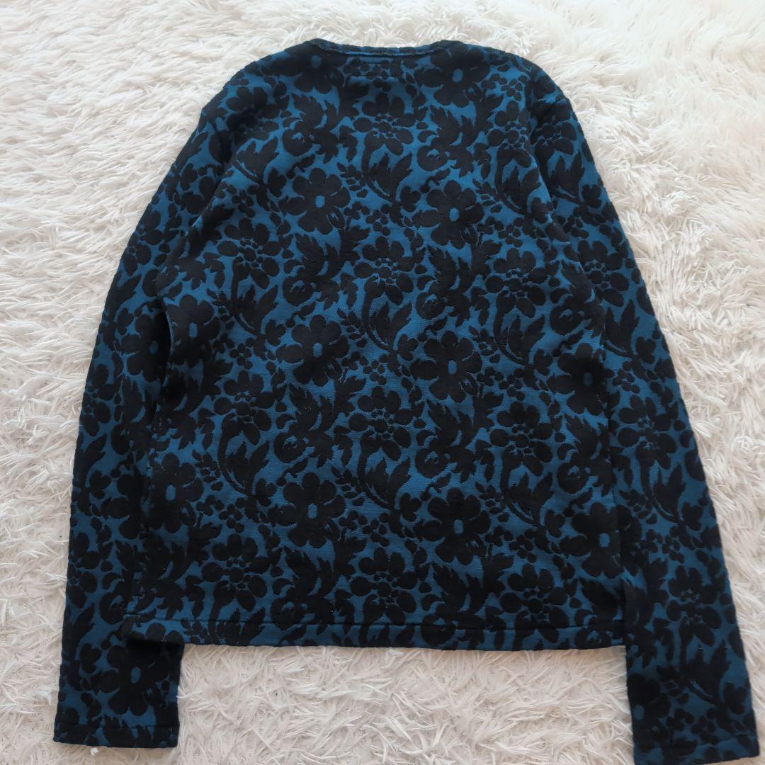 美品 ワイズ ヨウジヤマモト 花柄 ジャガード ウール プルオーバー サイズ3