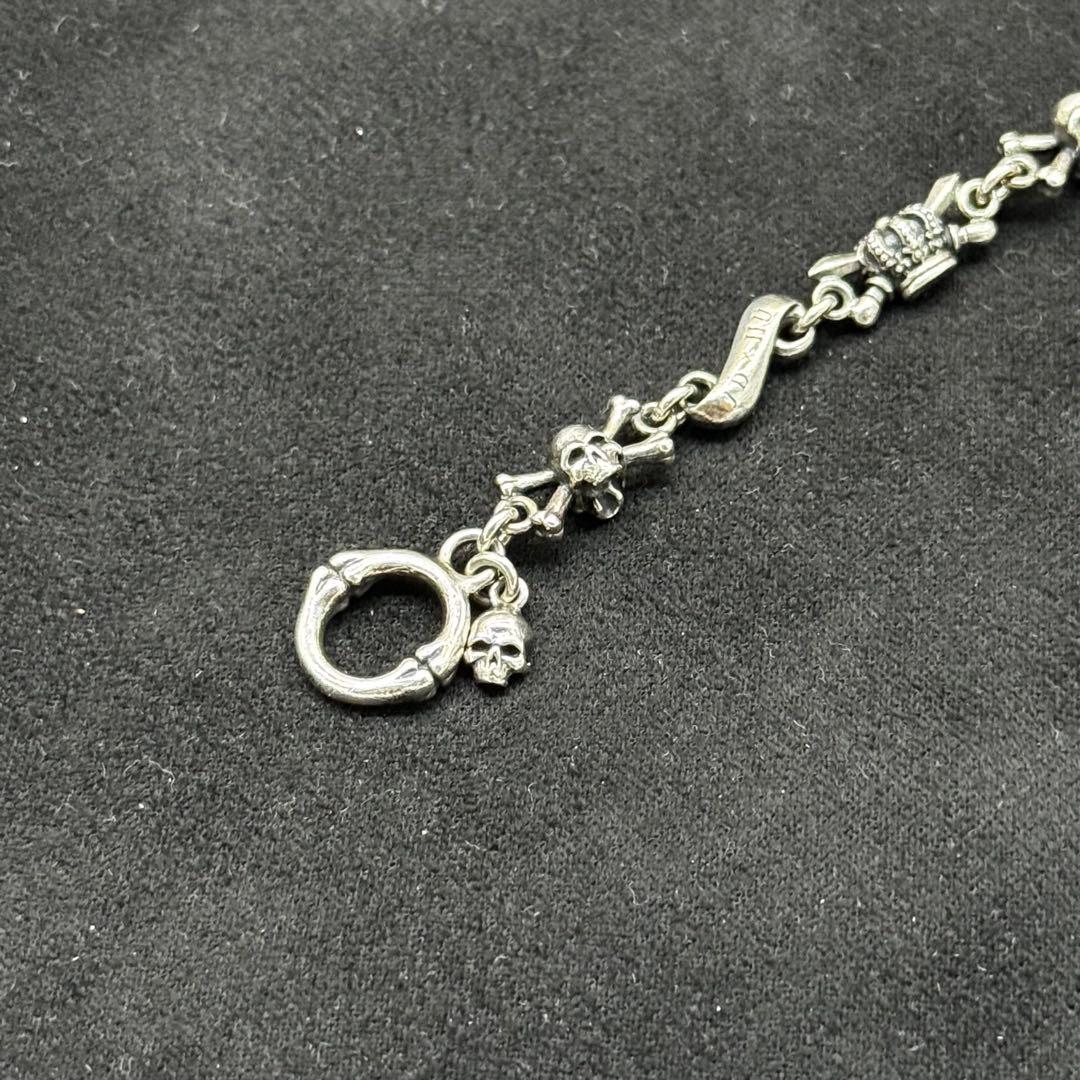 極美品✨ジャスティンデイビス ダブルクロス ブレスレット シルバー