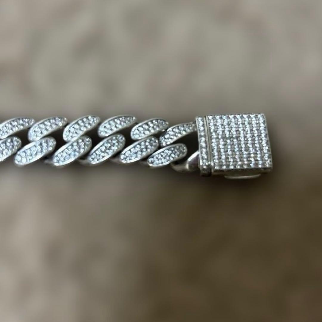 b*a様 AVALANCHE シルバーマイアミブレスレット