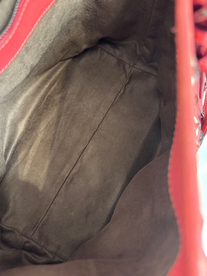 JIMMY CHOO ピンク レザートートバッグ