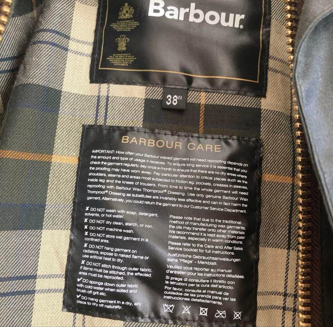 Barbour バーレー サイズ38カーキー