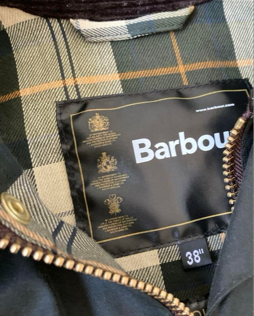 Barbour バーレー サイズ38カーキー