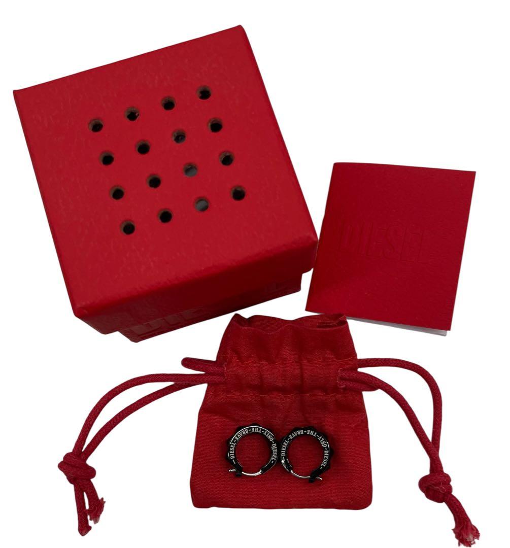 DIESEL ピアス DX127300DJW 両耳 ブラック ディーゼル