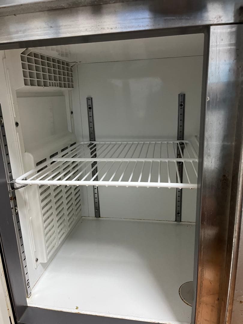 業務用冷蔵庫　コールドテーブル　YRC- 120RE 2 ABS樹脂製 2段棚