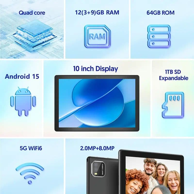 エ*い様 【新品未使用】 Android 15 10インチ タブレット 12GB