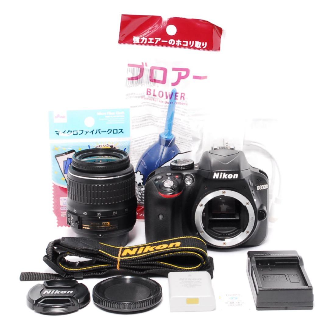 ショット数少なめ◆Nikon D3300◆一眼レフカメラ◆Flash Air付き