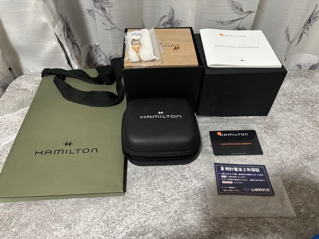 ハミルトン アメリカン クラシック レディース ピンクゴールド