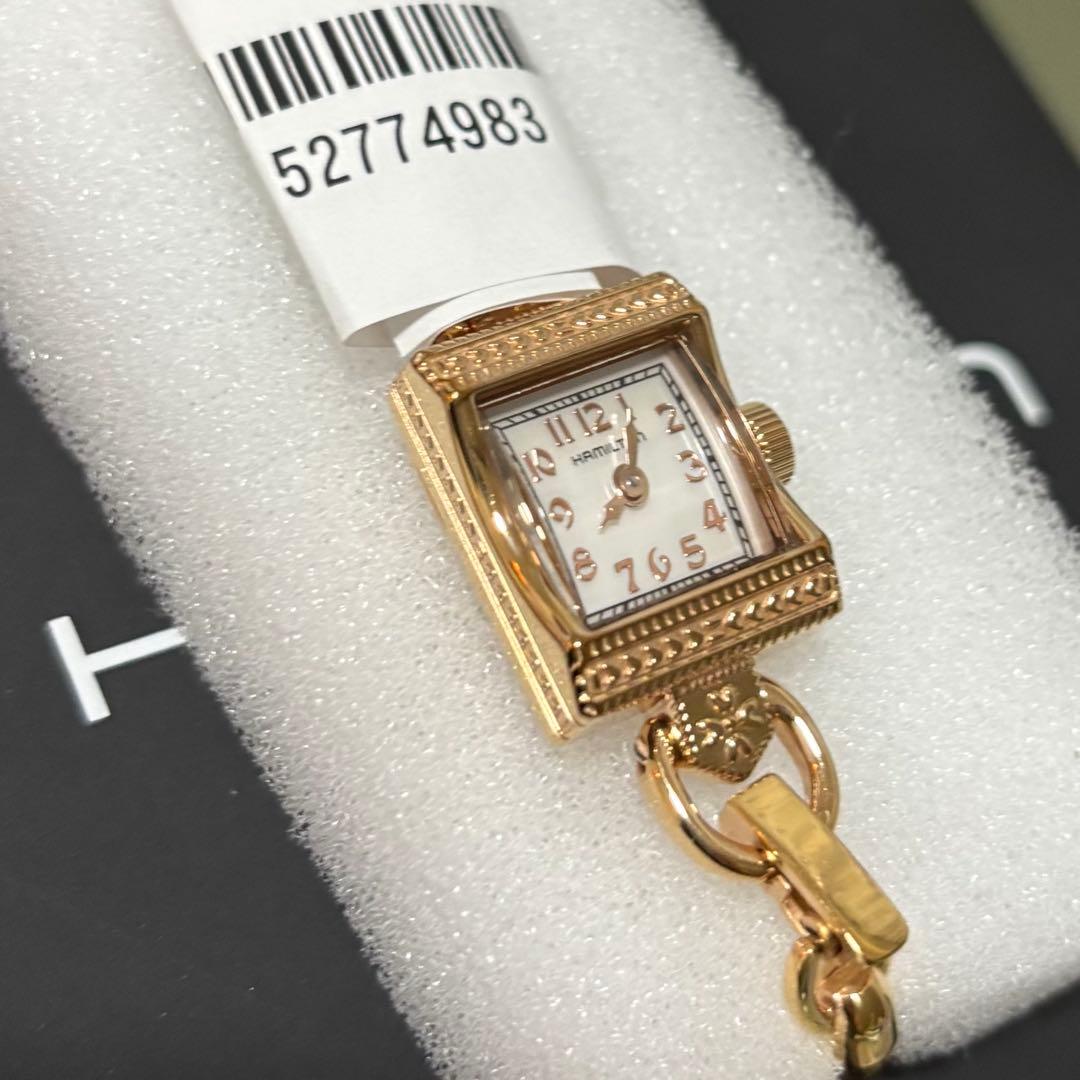 ハミルトン アメリカン クラシック レディース ピンクゴールド