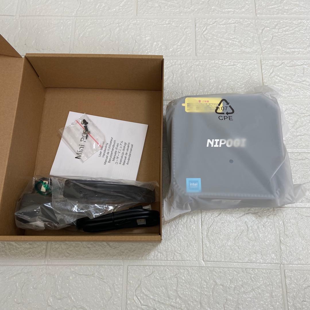 1品限り❤️ミニPC N100最大3.4GHz 16GB変装可 8GB 256GB