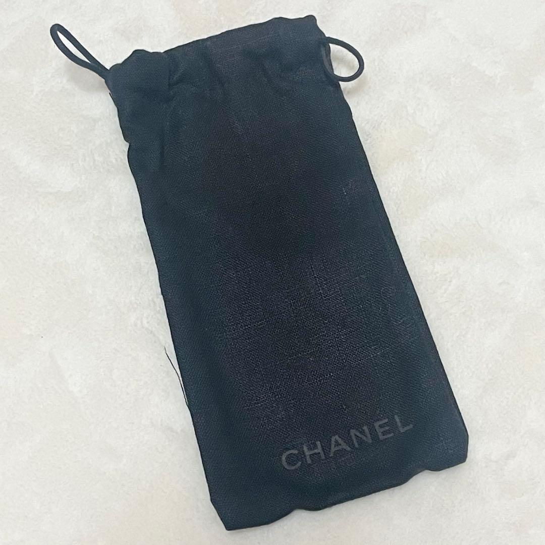 極美品 CHANEL ブラック×ホワイト リボンモチーフ 5171-A 希少