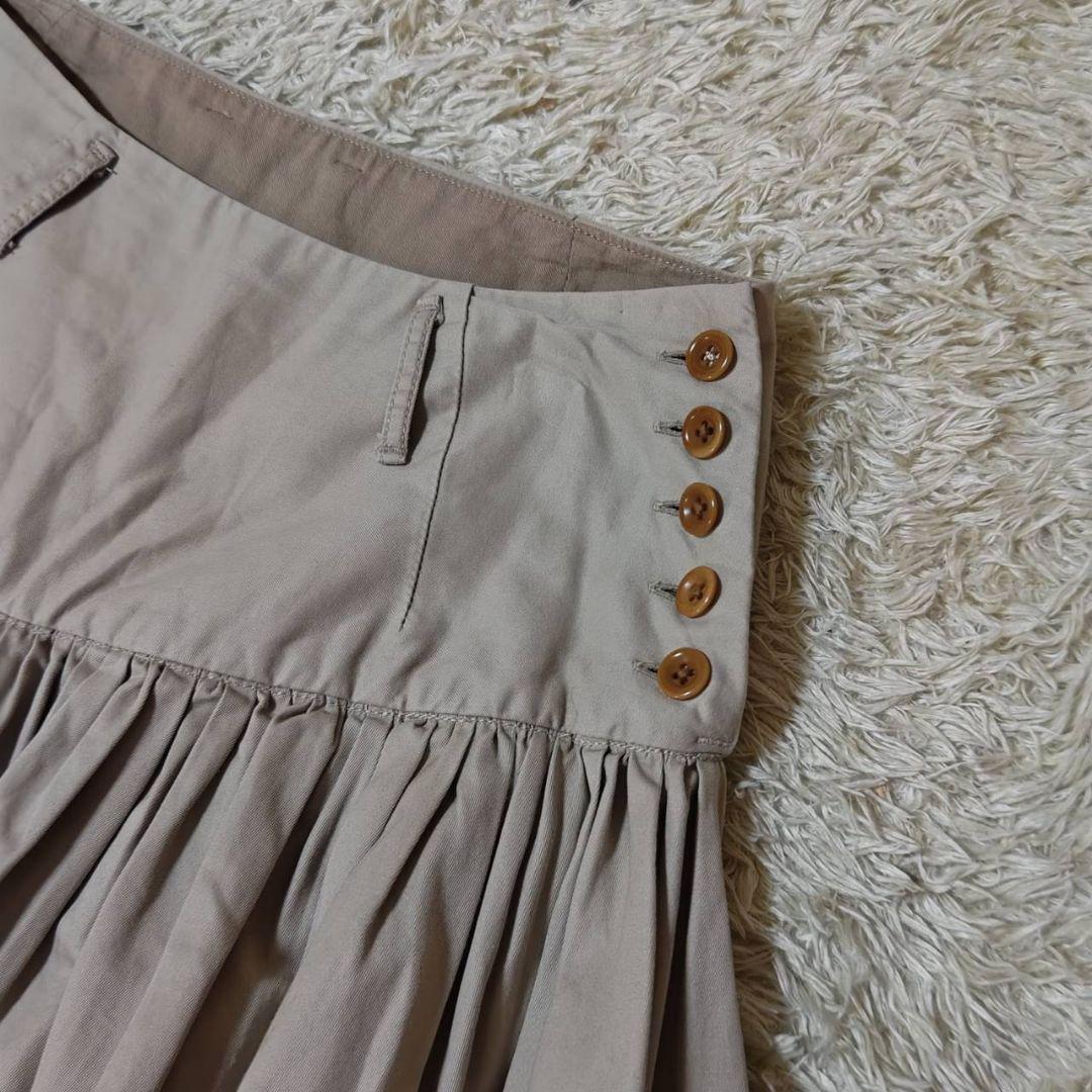 KAPITAL キャピタル　ギャザー アミッシュパンツ　ベージュ　XS