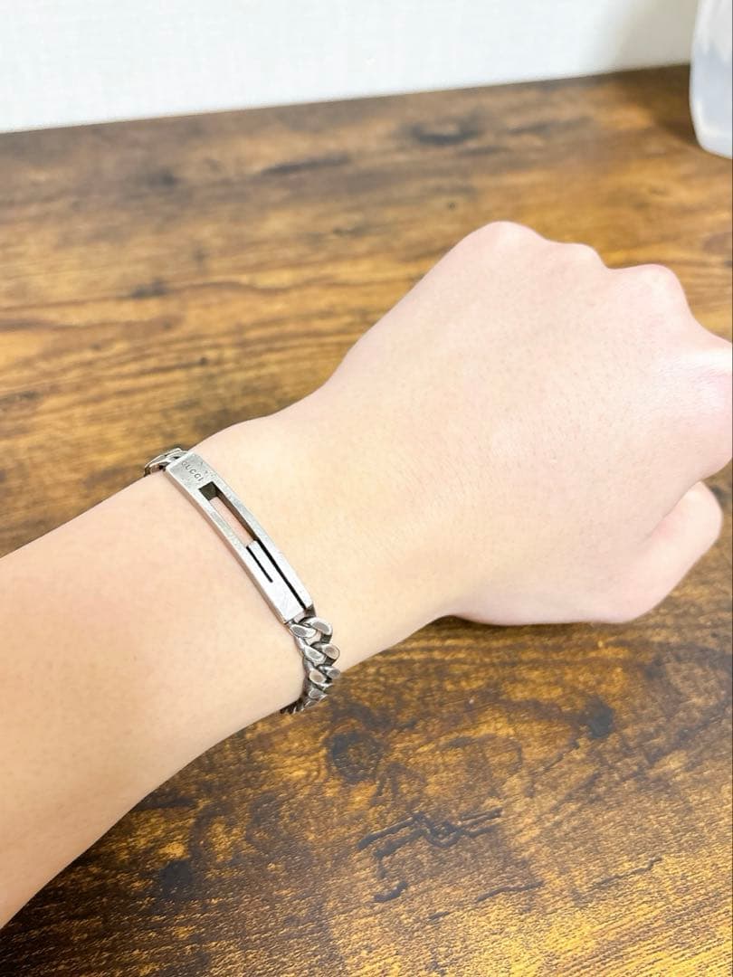 【破格‼️】【ゴールデンサイズ‼️】17 OLDGUCCI Ag925 ブレスレット