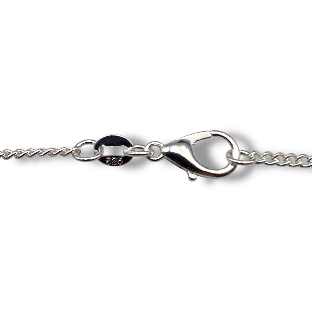 美品 GUCCI グッチ ネックレス ブルートパーズ 馬蹄 Gロゴ SV925