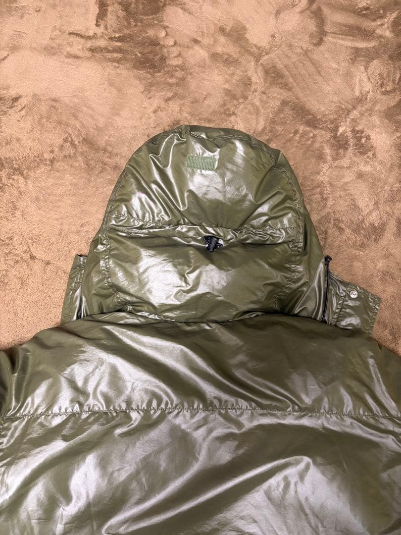 SOPHNET オリーブグリーン フード付きダウンジャケット Ｍ