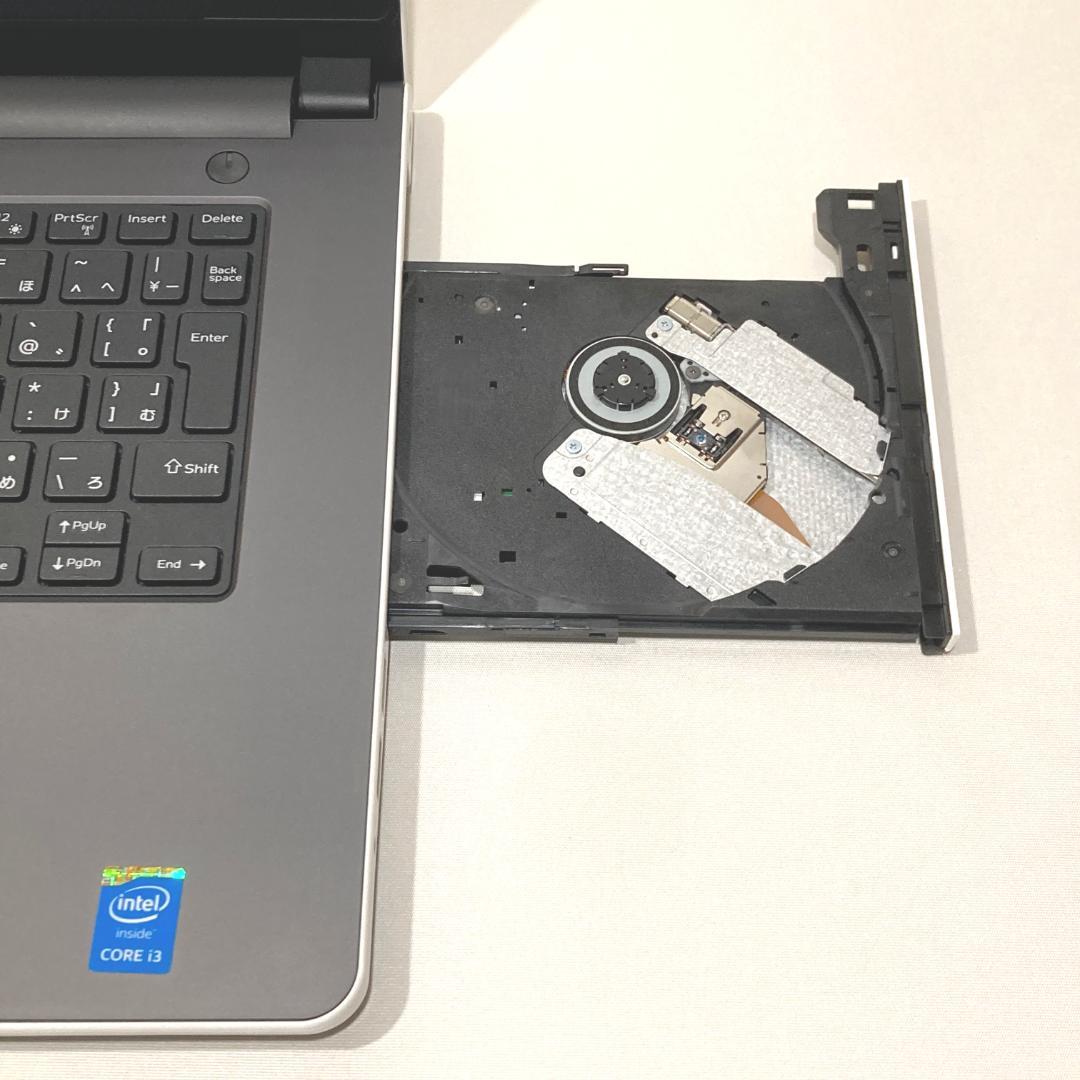 初心者✨i3・超大容量SSD✨白・グレー✨すぐ使えるノートパソコン◇T413-2