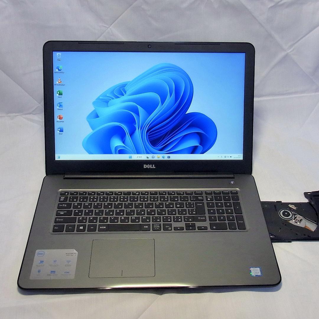 【メモリ等が更に急騰！お早めに】17型デルノートパソコン／第7世代／i7／SSD