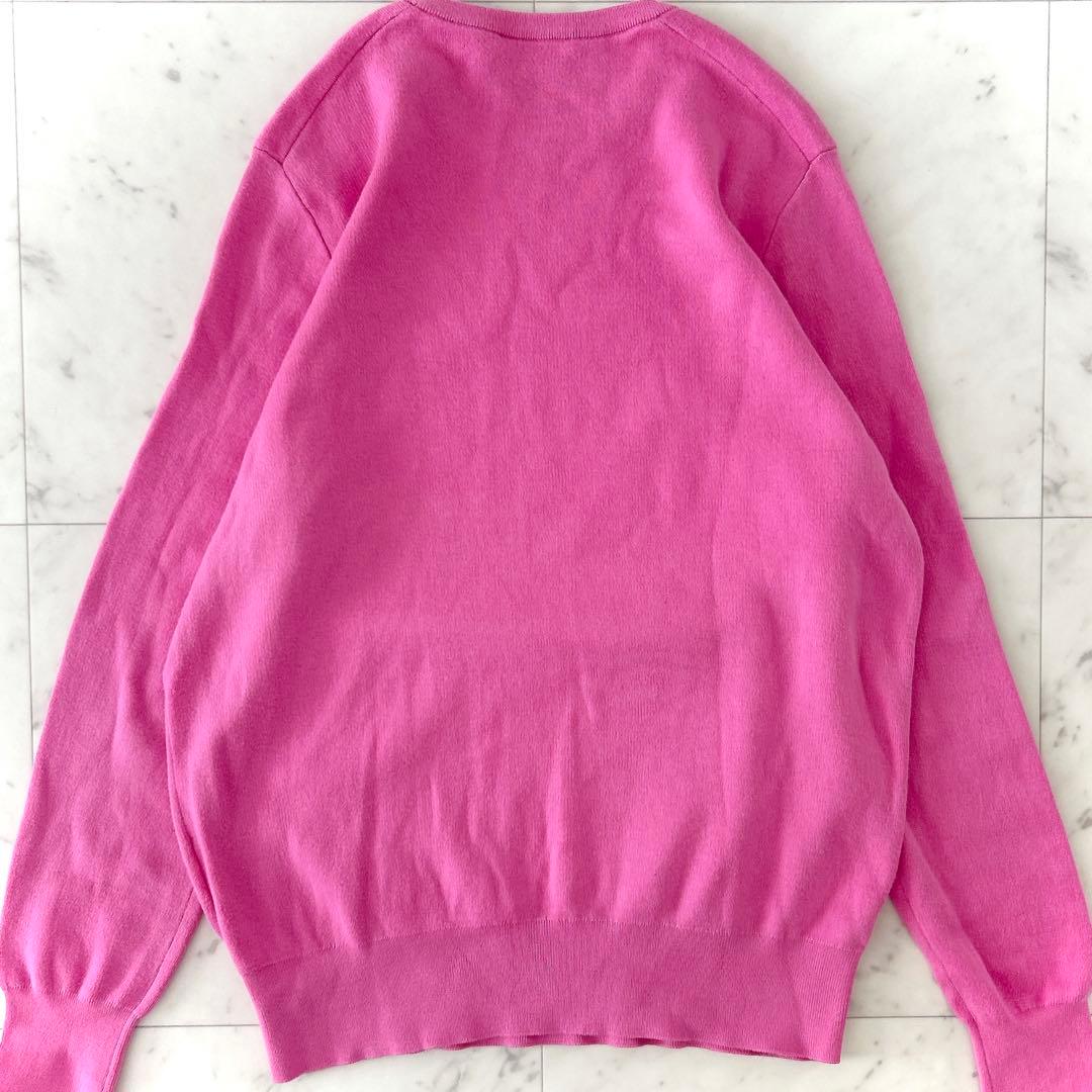美品 ドゥーズィエムクラス コットン クルーネック プルオーバー ピンク