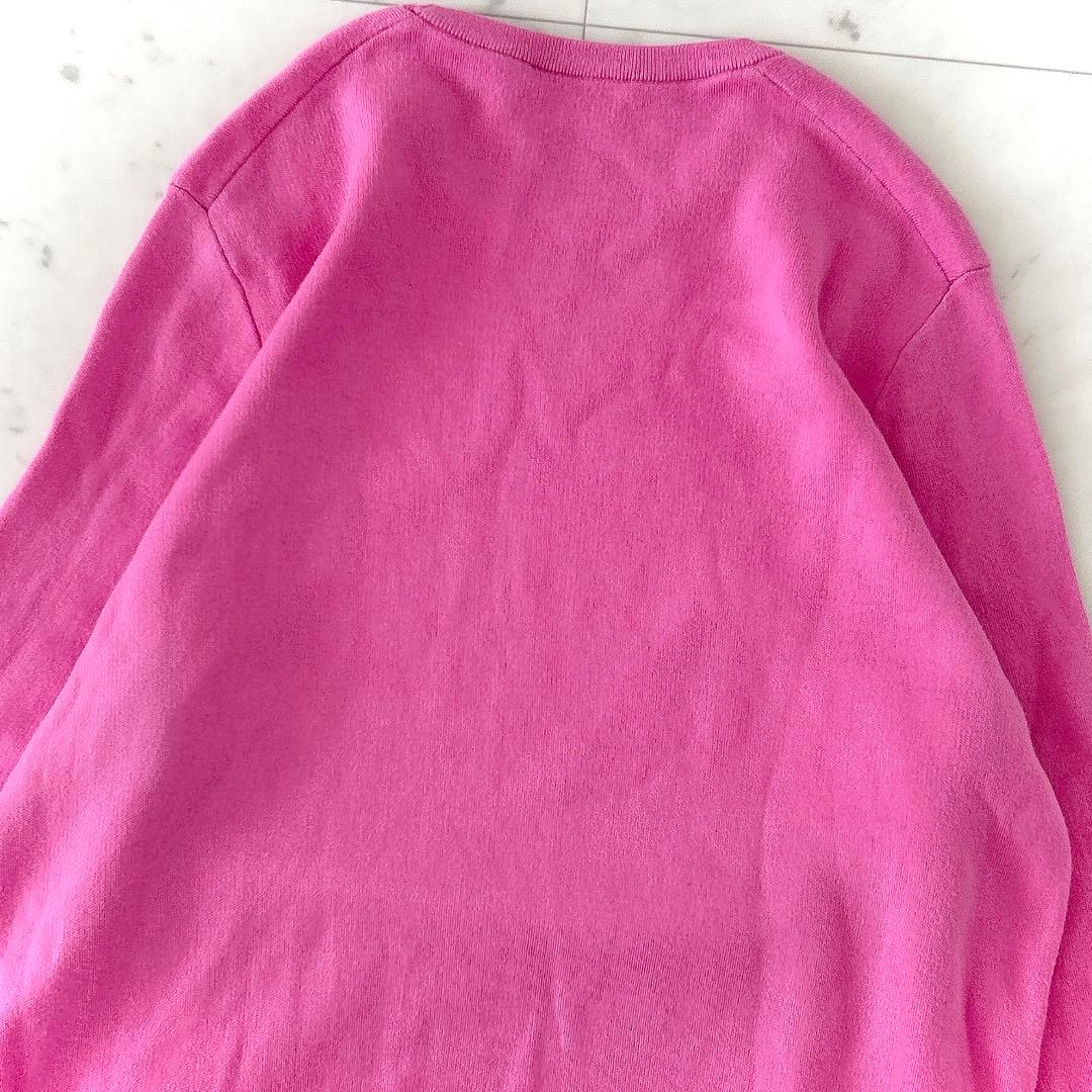 美品 ドゥーズィエムクラス コットン クルーネック プルオーバー ピンク