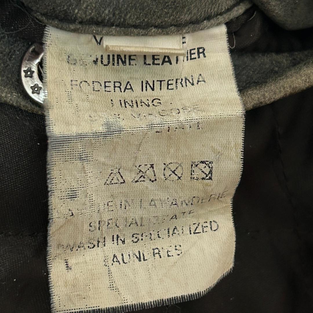 鬼フェード 本革 A2 レザージャケット 刺繍 ヴィンテージ