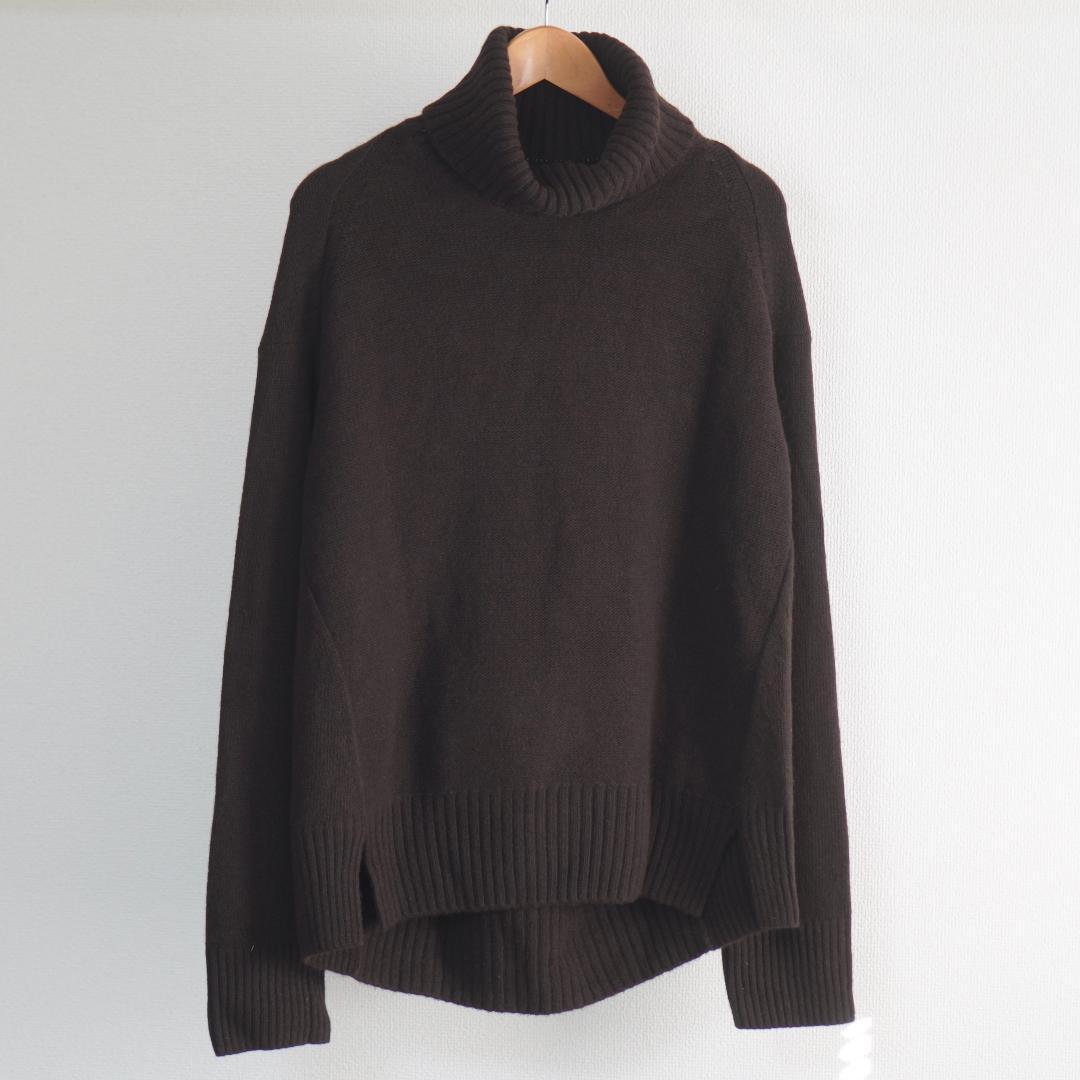 FRAMeWORK AQUAタートルプルオーバー ブラウン フレームワーク