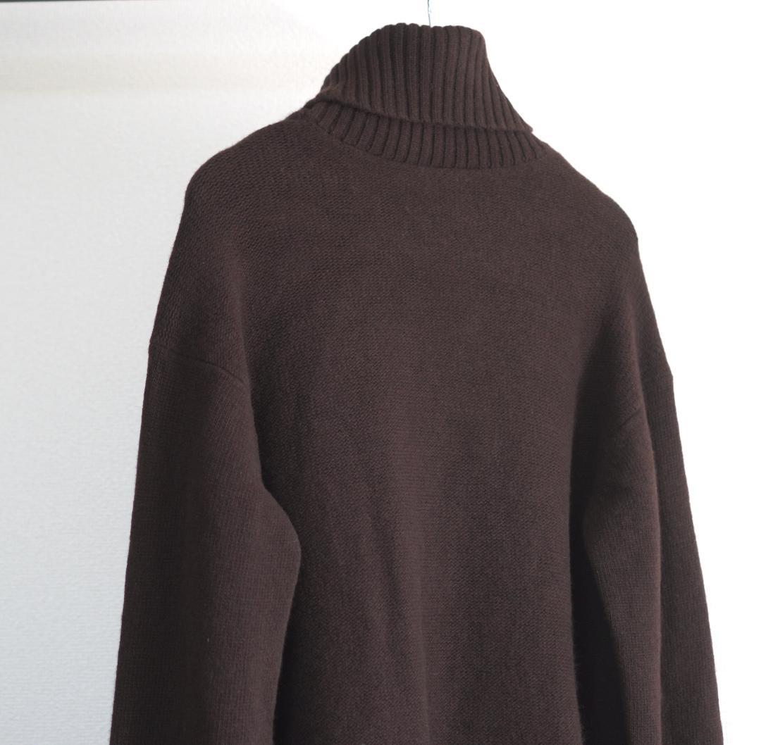 FRAMeWORK AQUAタートルプルオーバー ブラウン フレームワーク