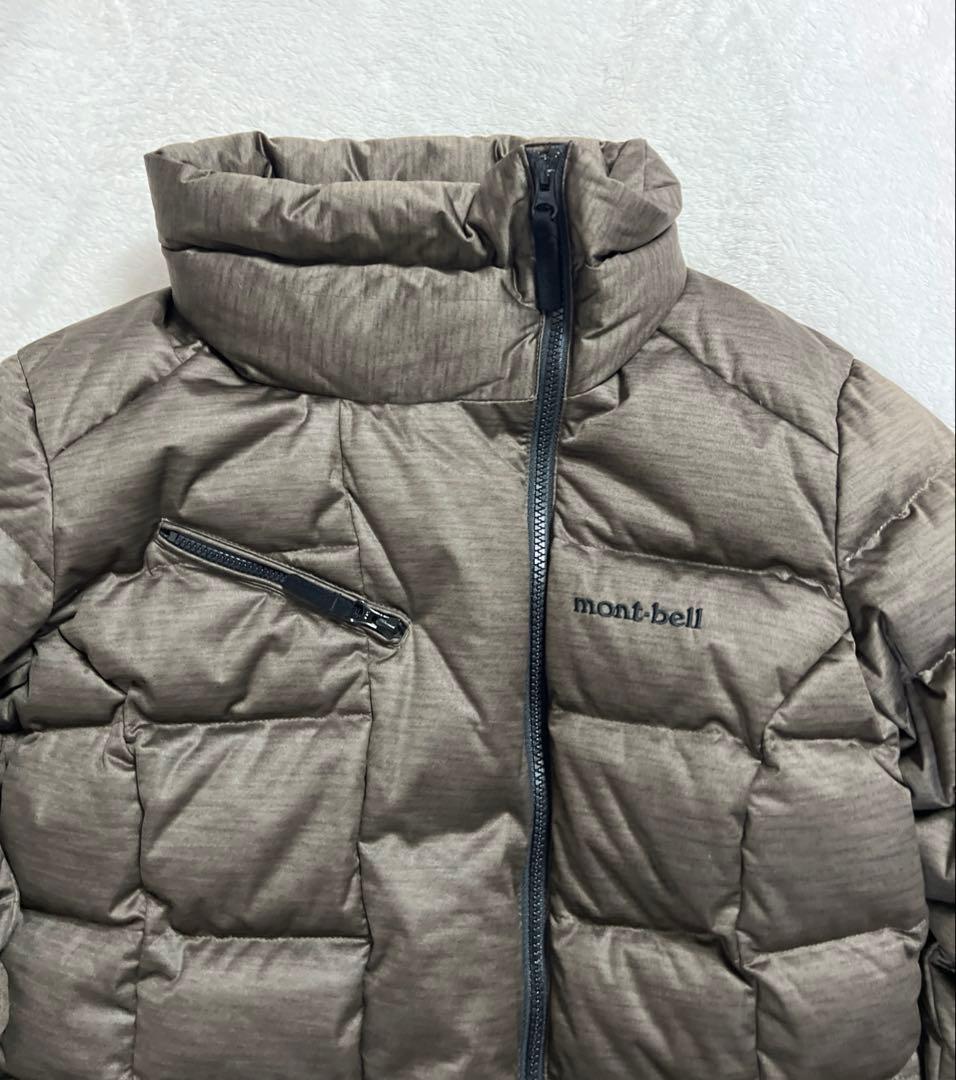 ✨美品✨ montbell モンベル ダウンジャケット ブラウン アシンメトリー