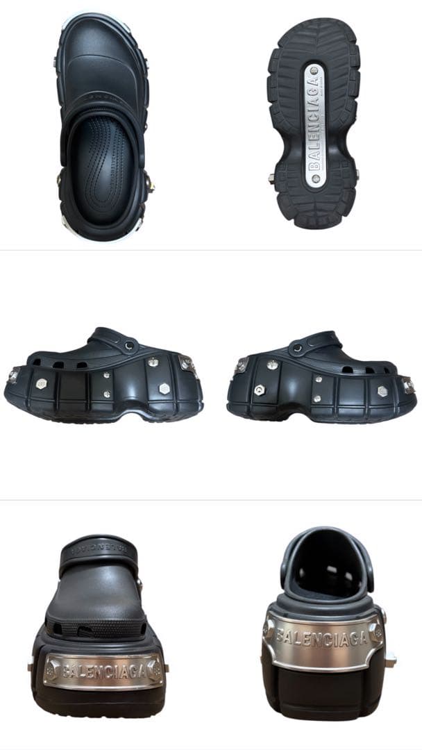 正規品 Balenciaga Hardcrocs ハードクロックス 40