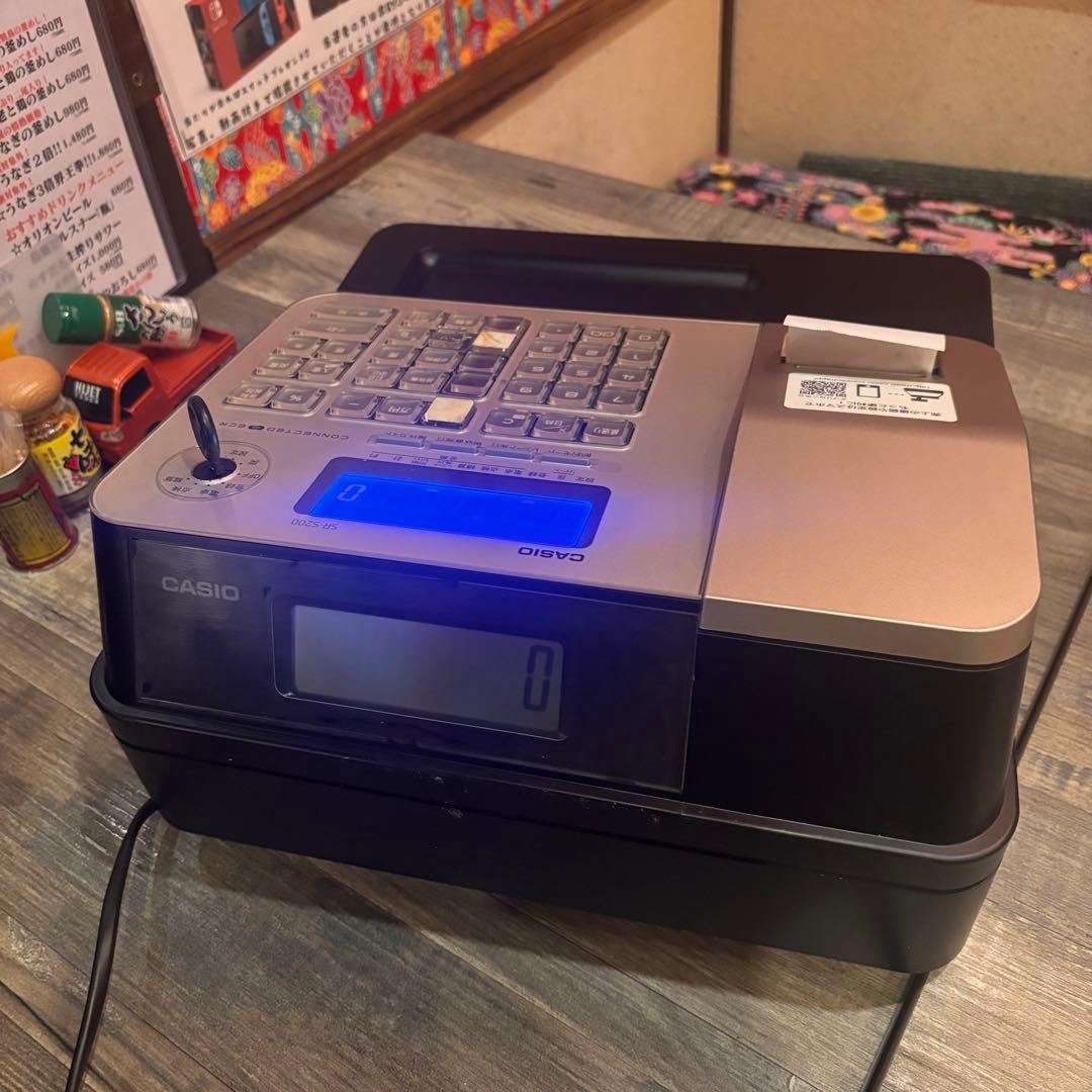CASIO SR-S200 レジスター シルバー/ブラック