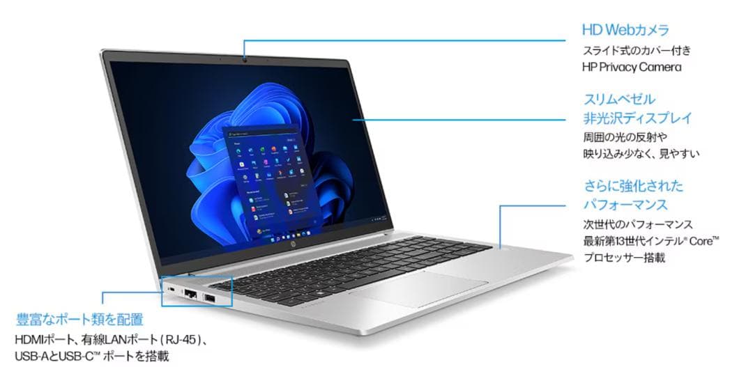 【新品】HPノートPC15.6型 ProBook450 G10 OfficeHB