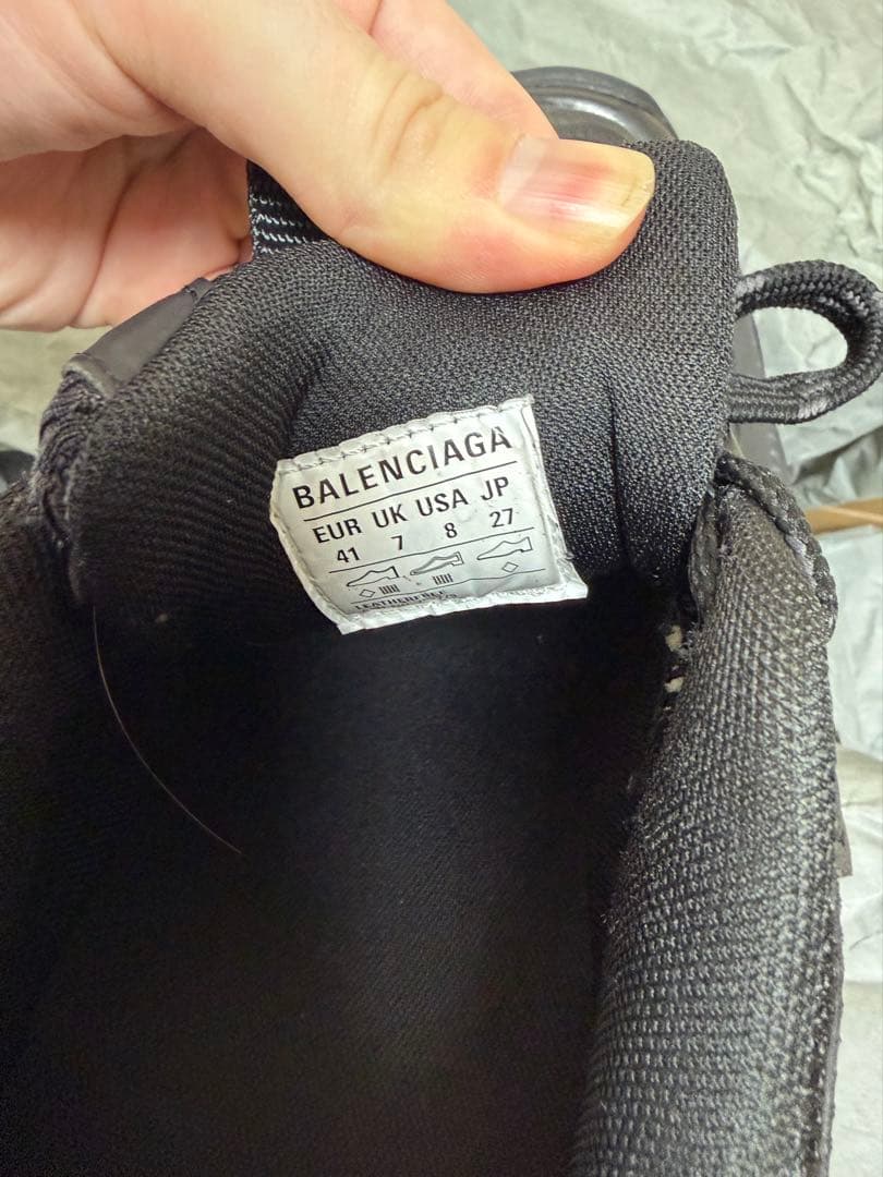 靴 balenciaga 10xl black 41