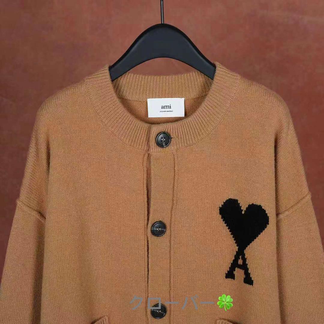 ao AMI ブラウンSサイズ