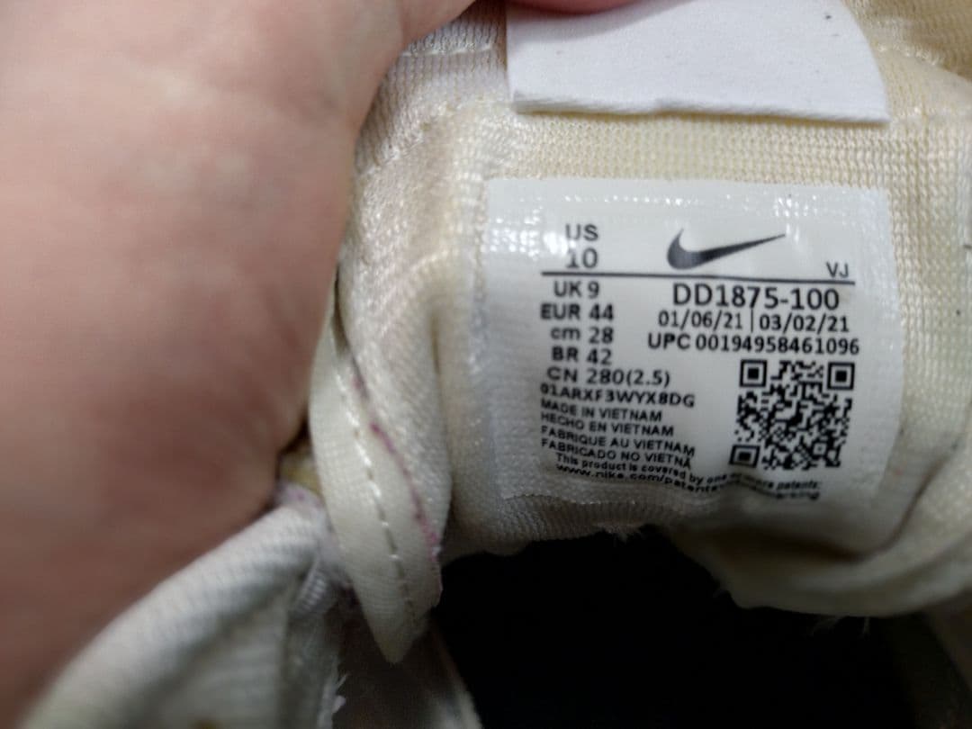 NIKE sacai VaporWaffle ホワイト 正規品 箱あり