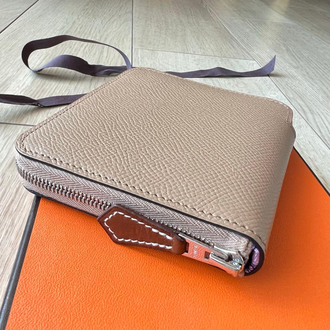 HERMESエルメス アザップ シルクインコンパクト ウォレット チャイ 新品！